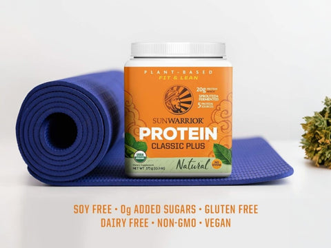 Sunwarrior Classic Plant Protein, Unflavoured & Organic