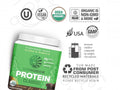 Sunwarrior Organic Brown Rice Protein Powder, Chocolate