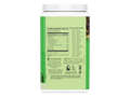 ack of Sunwarrior brown rice protein powder showing ingredient list.