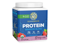 unwarrior Organic Plant-Based Protein Powder tub, berry flavour 375g.