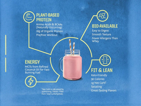 Sunwarrior Organic Plant-Based Protein Powder, Berry