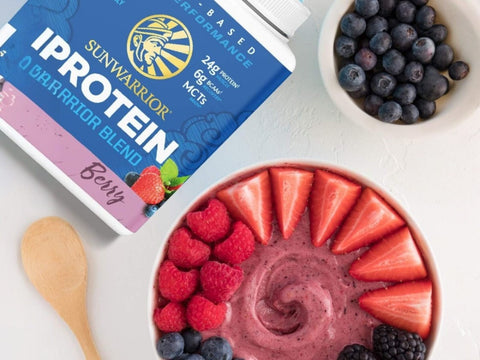 Sunwarrior Organic Plant-Based Protein Powder, Berry