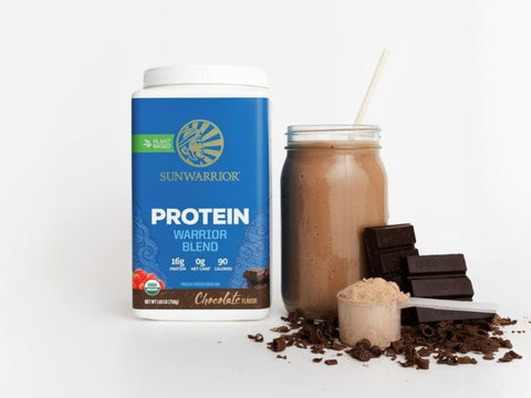 Sunwarrior Plant-Based Protein Powder, Chocolate Flavoured 750g