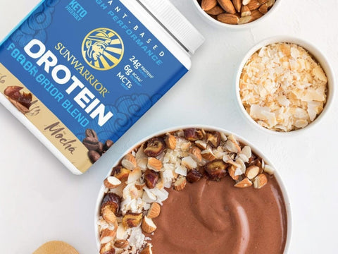 Sunwarrior Organic Plant-Based Protein Powder, Mocha