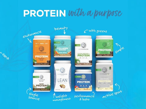 Sunwarrior Plant-Based Protein Powder, Vanilla Flavoured other variants.