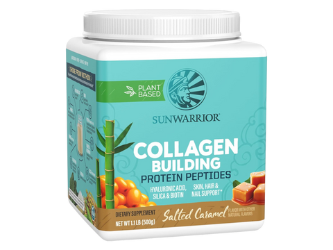 Sunwarrior Plant-Based Collagen Protein Powder 500g Tub - Salted Caramel Flavour