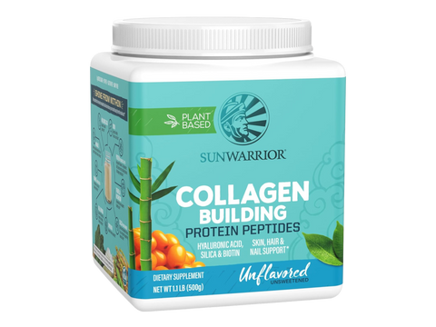 Sunwarrior Plant-Based Collagen Protein Powder 500g Tub - Unflavoured 