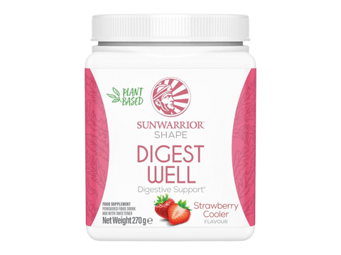 Sunwarrior Digest Well supplement container on a white background