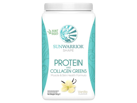 Sunwarrior Shape Plant Protein and Greens Vanilla Powder 750g Tub