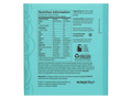 Supplement facts and ingredients list for Sunwarrior Shape Vanilla