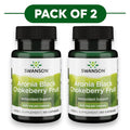 Swanson Aronia Black Chokeberry Fruit 400mg 60 Capsules Pack of 2