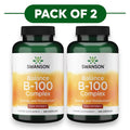 Swanson Balance B-100 Complex 100 Capsules Pack of 2