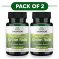 Swanson Full Spectrum Onion Bulb 400mg 60 Capsules Pack of 2
