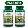 Swanson Full Spectrum Black Cohosh Root 540mg 60 Capsules Pack of 2