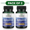 Swanson Apigenin 50mg 90 Vegan Capsules Pack of 2