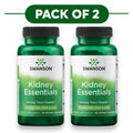Swanson Kidney Essentials Vitamin & Herb Blend 60 Veggie Capsules Pack of 2