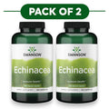 Swanson Echinacea 400mg Herbal Supplement 100 Capsules Pack of 2