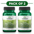 Swanson Saw Palmetto Maximum Strength 320mg 60 Softgels Pack of 2