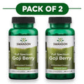 Swanson Full Spectrum Goji Berry 500mg 60 Capsules Pack of 2