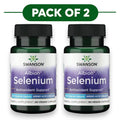 Swanson Albion Selenium Glycinate 200mcg 90 Vegan Capsules Pack of 2