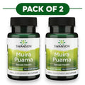 Swanson Muira Puama Root Extract 10:1 250mg 60 Capsules Pack of 2