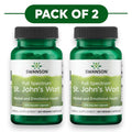 Swanson St. John's Wort Herb 375mg 60 Vegan Capsules Pack of 2