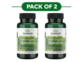 Swanson 100% Organic Spirulina 180 Vegan Tablets Pack of 2