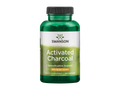Swanson Activated Charcoal supplement bottle on a white background