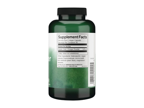 Supplement bottle with label on a white background