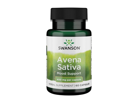 Swanson Avena Sativa 400mg Capsules – 60 Count