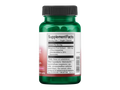 Swanson Bergamot Extract 500 mg Standardized Veggie Caps – 30 Count Supplement Facts panel and product barcode on bottle label