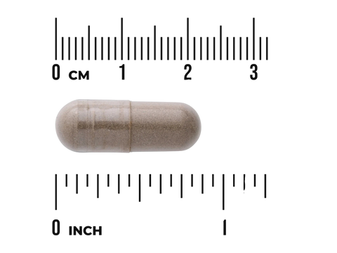 Swanson Chasteberry Supplement 400 mg – 120 Vegan Capsules capsule size comparison with measurement scale
