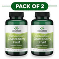 Swanson Chasteberry Supplement 400mg 120 Vegan Capsules Pack of 2