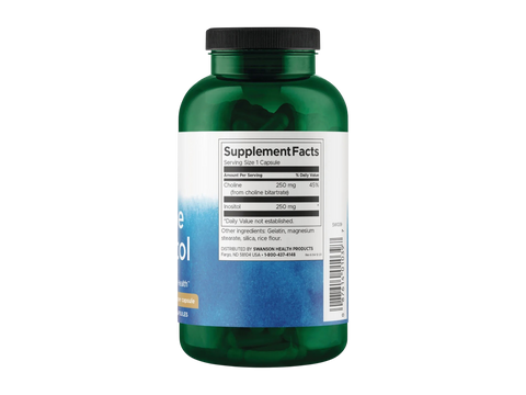 Supplement bottle with label on a white background
