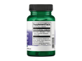 Supplement bottle with green label on a white background