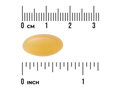 Swanson E-400 with Selenium 400 IU Vitamin E – 90 Softgels softgel size comparison with measurement scale