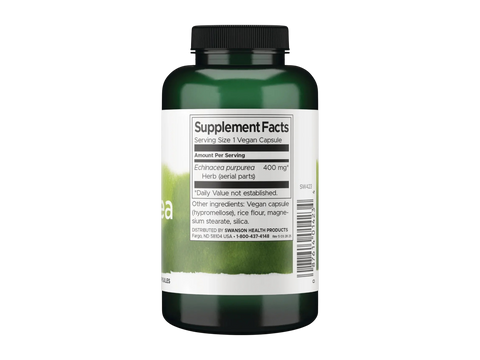Supplement bottle with label on a white background