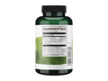 Swanson Epimedium Extract 500 mg Standardized Capsules – 120 Count Supplement Facts panel and product barcode on bottle label