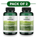 Swanson Full Spectrum Ashwagandha 450mg 100 Vegan Capsules Pack of 2