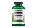 Swanson Full Spectrum Fenugreek Seed 610 mg Capsules – 90 Count Supplement Facts panel and product barcode on bottle label
