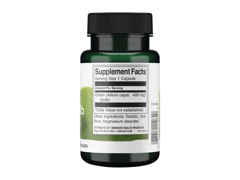 Supplement bottle with label on a white background