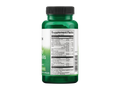 Green supplement bottle with label on a white background