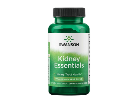 Swanson Kidney Essentials supplement bottle on a white background