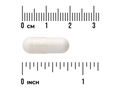 Swanson L-Glutathione 100 mg Featuring Setria® Glutathione – 100 Capsules capsule size comparison with measurement scale