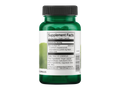 Swanson Maca Root Supplement – 500 mg, 4:1 Extract – 60 Capsules Supplement Facts panel and product barcode on bottle label
