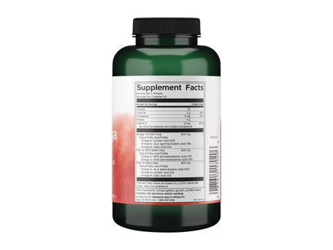 Supplement bottle with label showing 'Supplement Facts' on a white background