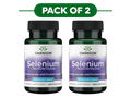 Swanson Selenium L-Selenomethionine 100mcg 200 Capsules Pack of 2