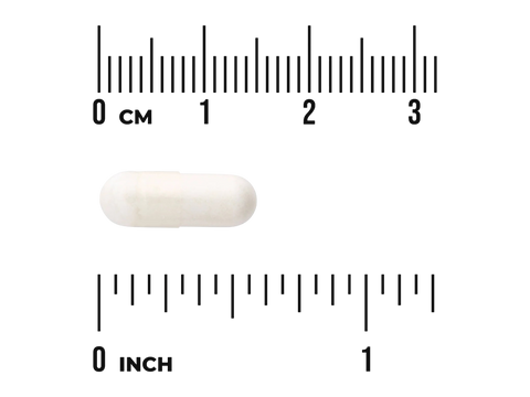 Swanson Selenium L-Selenomethionine Supplement, 100 mcg – 200 Capsules capsule size comparison with measurement scale