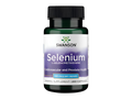 Swanson Selenium L-Selenomethionine Supplement, 100 mcg – 200 Capsules mineral dietary supplement bottle front label
