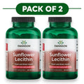 Swanson Sunflower Lecithin 90 Softgels Pack of 2